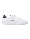 Golden Goose Pure Star White Leather Womans Sneakers In White
