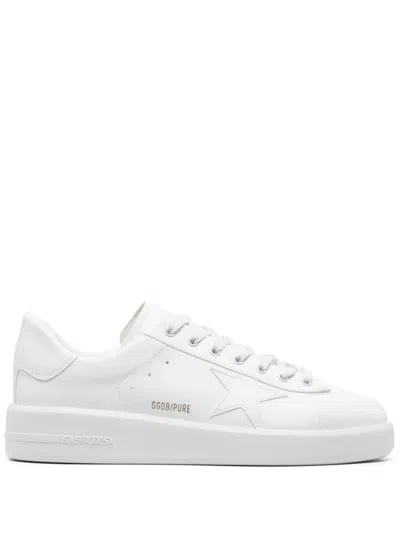 GOLDEN GOOSE PURESTAR FAUX-LEATHER SNEAKERS