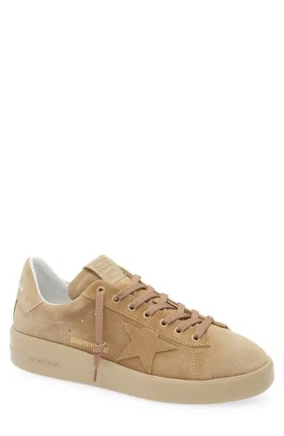Golden Goose Purestar Low Top Sneaker In Sand