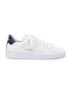 Golden Goose White Leather Pure Star Sneakers In Multi
