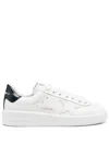 Golden Goose Mens Silver Com Pure Star Bio Logo-print Faux-leather Low-top Trainers