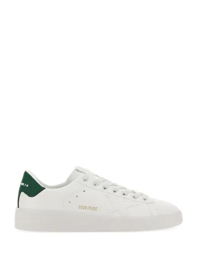 Golden Goose Purestar Trainers In White/green