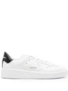 Golden Goose Mens Silver Com Pure Star Bio Logo-print Faux-leather Low-top Trainers In Bianco
