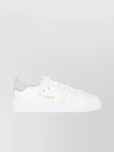 Golden Goose Purestar Sneakers In Leather In White