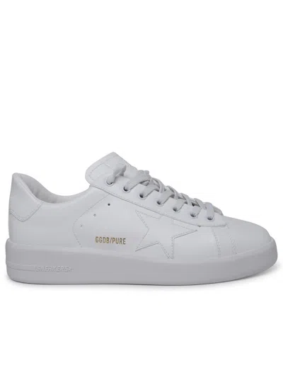 Golden Goose Purestar Sneakers In White Vegan Lear