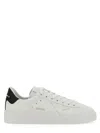 Golden Goose Mens Silver Com Pure Star Bio Logo-print Faux-leather Low-top Trainers In White