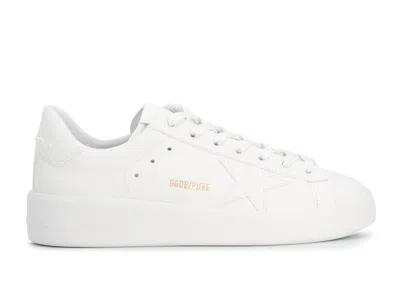 Pre-owned Golden Goose Purestar Triple (women's) Sneakers In White