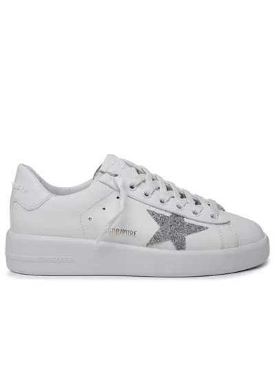 Golden Goose Woman  'purestar' White Leather Trainers
