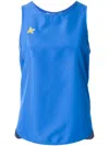 Golden Goose Racer Back Tank Top In Blue