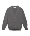 Golden Goose Cotton V-necked Cardigan In Black