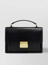 Golden Goose Rectangular Top Handle Adjustable Strap Handbag In Black