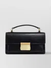 Golden Goose 'venezia' Black Hangbag With Adjustable And Removable Shoulder Strap And Clasp Closure In Black