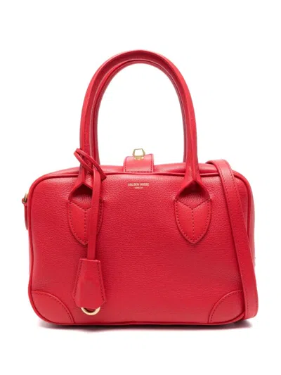 GOLDEN GOOSE RED VITA SATCHEL BAG