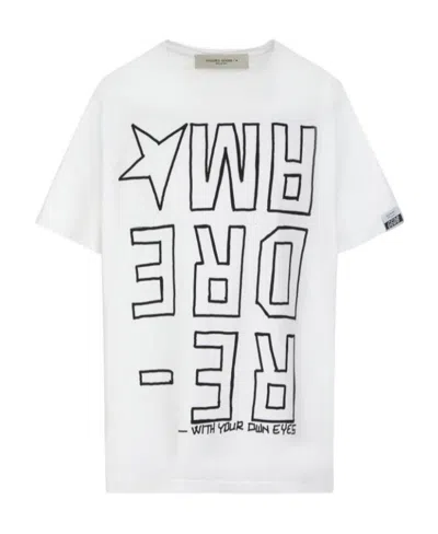 Golden Goose Redream-print T-shirt In White