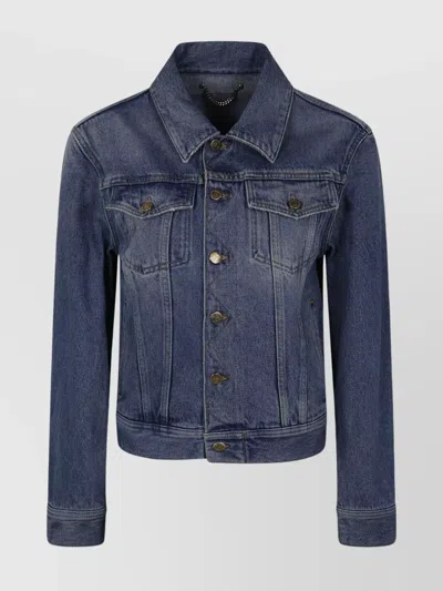 GOLDEN GOOSE REGULAR CHEST POCKETS DENIM JACKET