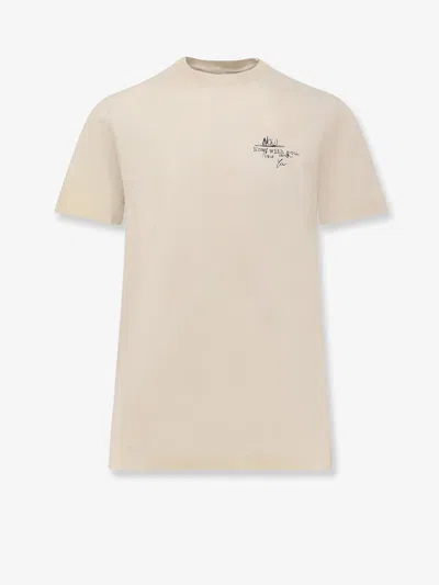 Golden Goose Regular Cotton T-shirt In Neutral
