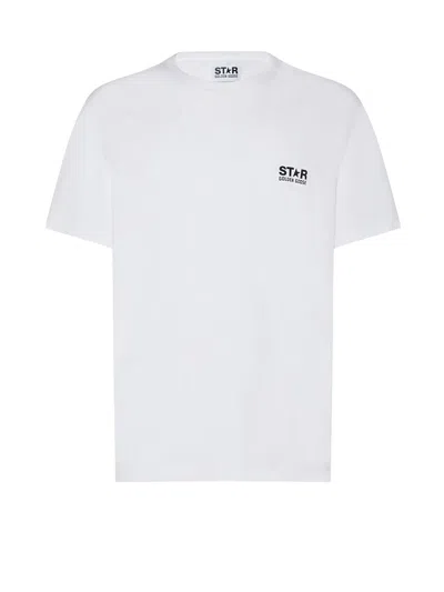 Golden Goose White Cotton Clothing T-shirts And Polos