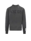 Golden Goose Golden M S Regular Sweatshirt Distressed Cotton Jersey With Logo Clothing In Gray