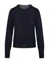 Golden Goose Regular Sweater Crew Neck In Blue