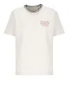 Golden Goose Crewneck T-shirt With In White