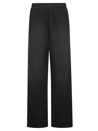 Golden Goose Relaxed Fit Cotton Sweatpants In Black