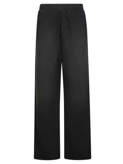 Golden Goose Relaxed Fit Cotton Sweatpants In Black