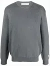 Golden Goose Cotton Pullover With Logo Design In Gray