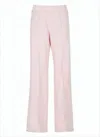 Golden Goose Relaxed Fit Pink Track Pants With Star Motifs In Multi