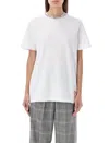 Golden Goose Relaxed Fit Rhinestone-embellished White T-shirt In White
