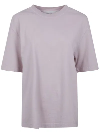 Golden Goose Relaxed Fit T-shirt Cotton Jersey Logo Patch Clothing In Gray