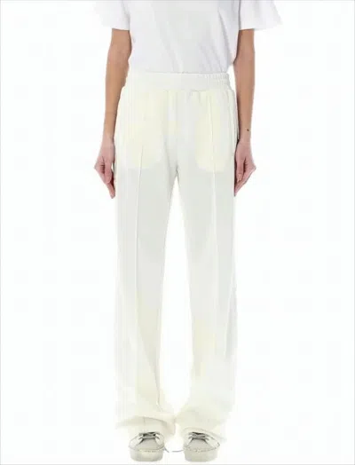 Golden Goose Relaxed Fit Track Pants In White