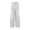 Golden Goose Relaxed Wide-leg Jeans With Distressed Detailing