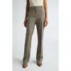 Golden Goose Relaxed Wool Straight Leg Pants In Fallen Rock