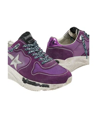 Golden Goose Retro Leisure Sports Shoes In Purple