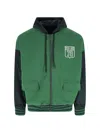 Golden Goose Unisex Reversible Over Zipped Hoodie In Green