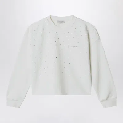 Golden Goose Rhinestone-embellished Cotton Sweatshirt In Animal Print