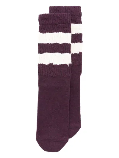Golden Goose Ribbed Socks In Multi