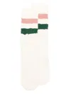 Golden Goose Ribbed Socks In Neutrals