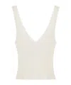 Golden Goose Ribbed Top In White