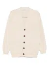 Golden Goose Cardigan Danielle In Misto Cotone Stretch Beige  Donna In Neutral