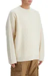 Golden Goose Journey Rib Crewneck Sweater In White