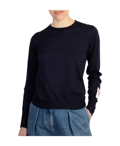 Golden Goose Ripped-detailing Wool Jumper In Black