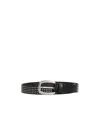 Golden Goose Rivet Belt In Black