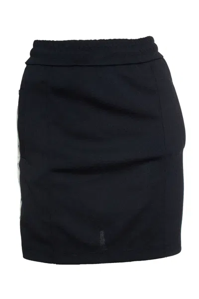 Golden Goose , Rock Star Side Stripe Skirt In Black