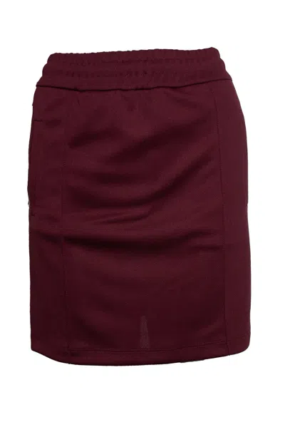 Golden Goose , Rock Star Side Stripe Skirt In Red