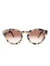 Golden Goose Round-frame Sunglasses In Neutral