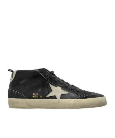 Golden Goose Logo Sneakers In Black