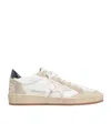 Golden Goose 20mm Ballstar Leather Sneakers In Nude