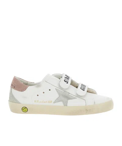 GOLDEN GOOSE GOLDEN GOOSE KIDS OLD SCHOOL TOUCH STRAP SNEAKERS