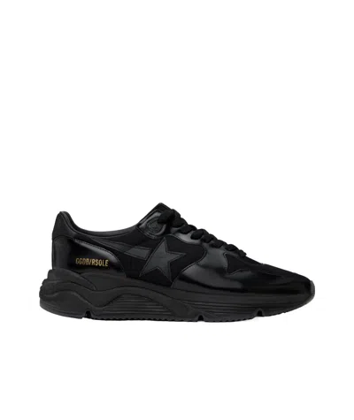 Golden Goose Round Head Low-cut Sneakers In Black